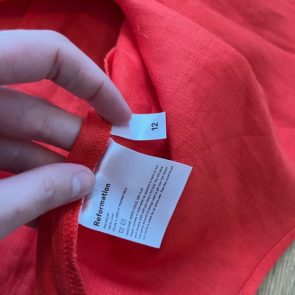 NWT Reformation Nebraska Dress Hot Day Size 12 - Picture 10 of 13